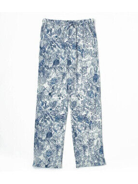 Samuji Womens Geralyn Trousers 100% Viscose High Waist Pleated Pant Floral XS